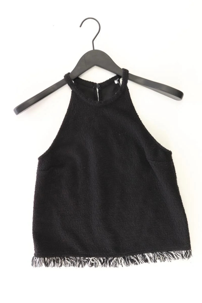 Zara Neckholdertop Gr. M schwarz aus Polyester