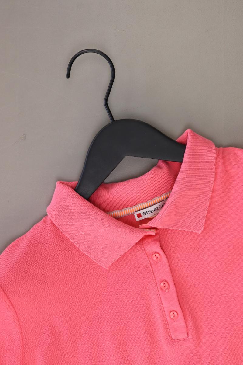 Street One Poloshirt Gr. 36 Kurzarm rosa aus Baumwolle - Image 3