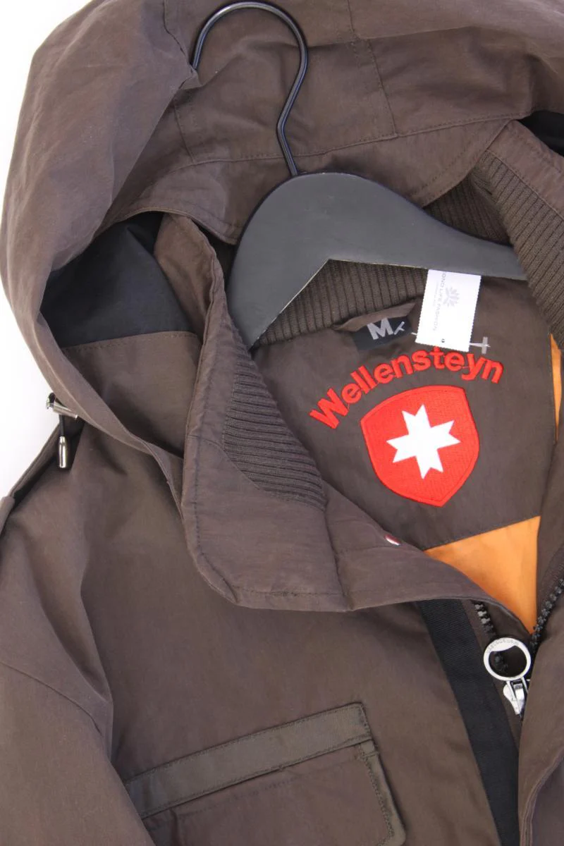 Wellensteyn Kapuzenjacke Modell Soho Summer für Herren Gr. M braun aus Baumwolle - Image 2