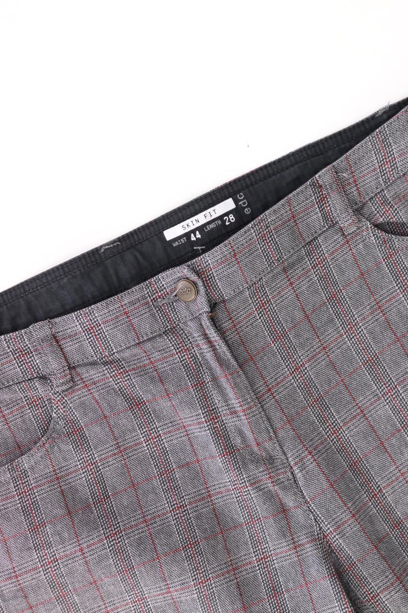 edc by Esprit Hose Gr. 44/L28 kariert grau aus Baumwolle - Image 3