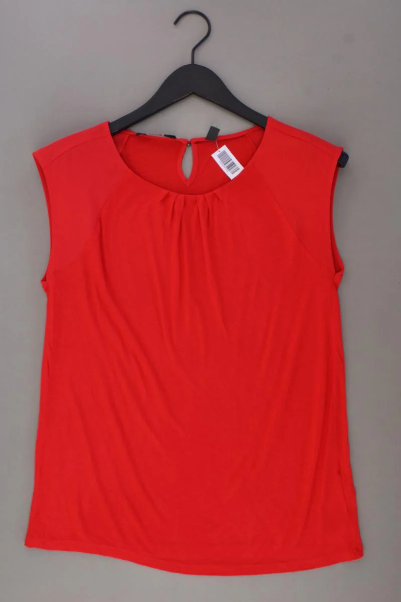 Esprit Ärmellose Bluse Gr. M neuwertig rot aus Viskose