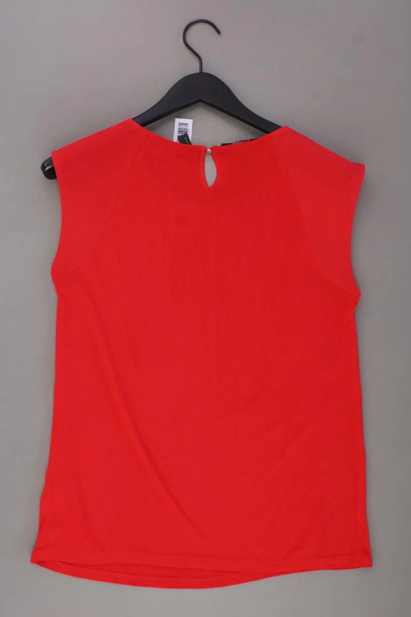 Esprit Ärmellose Bluse Gr. M neuwertig rot aus Viskose - Image 3