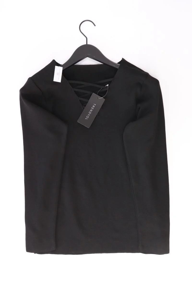 Trendyol Longsleeve-Shirt Gr. 48 neu mit Etikett Langarm schwarz - Image 2