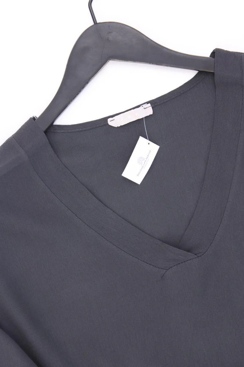 Made in Italy Langarmkleid Gr. OneSize grau aus Viskose - Image 2