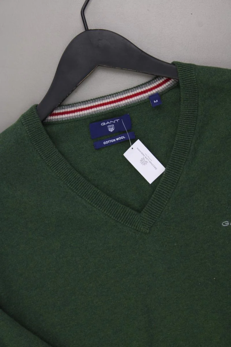 Gant Feinstrickpullover für Herren Gr. M grün aus Baumwolle - Image 2