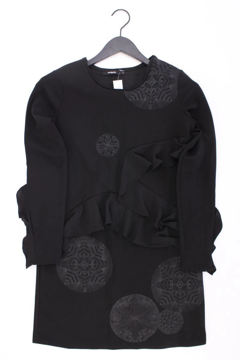 Desigual Langarmkleid Gr. S schwarz aus Polyester