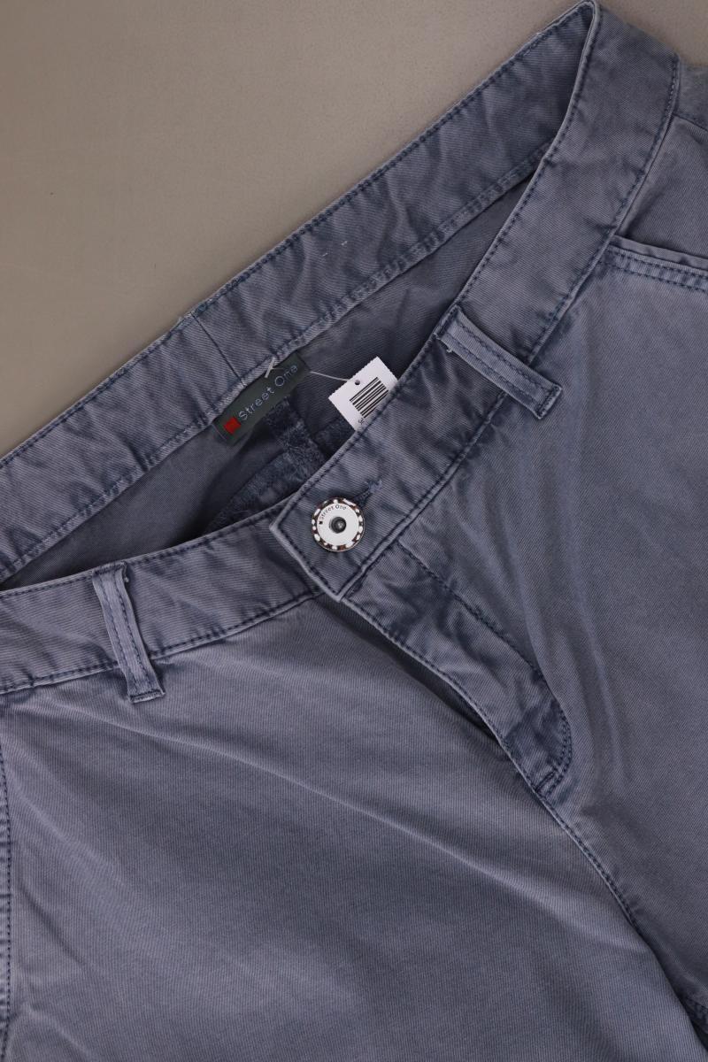 Street One Hose Gr. 42 blau aus Baumwolle - Image 3