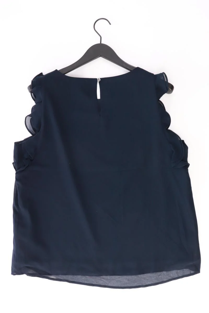 Esprit Rüschenbluse Gr. XXL neu mit Etikett Neupreis: 45,99€! Kurzarm blau - Image 2