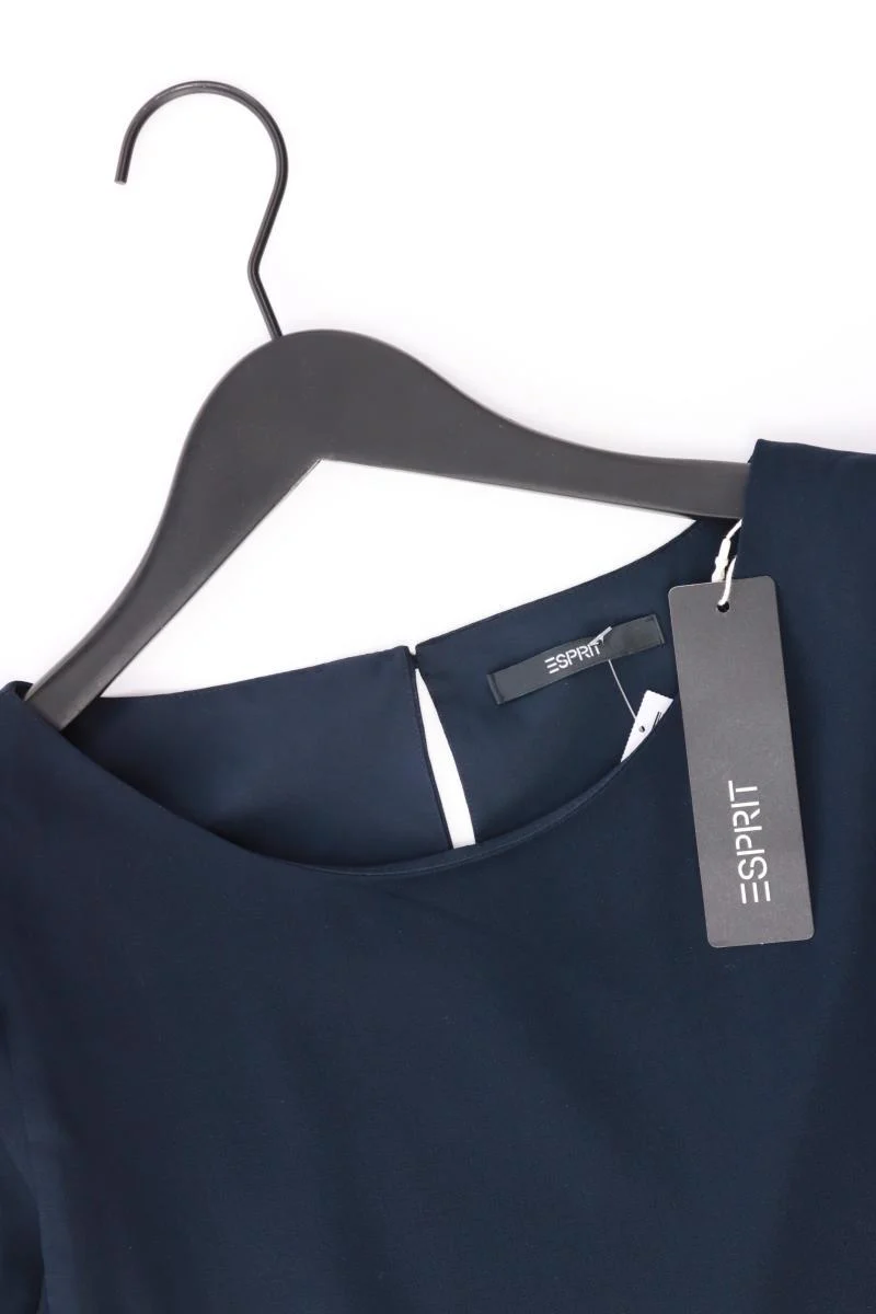 Esprit Rüschenbluse Gr. XXL neu mit Etikett Neupreis: 45,99€! Kurzarm blau - Image 3