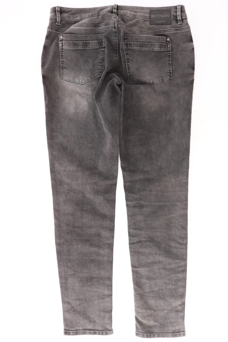 Betty & Co. Straight Jeans Gr. 42 grau aus Baumwolle - Image 2
