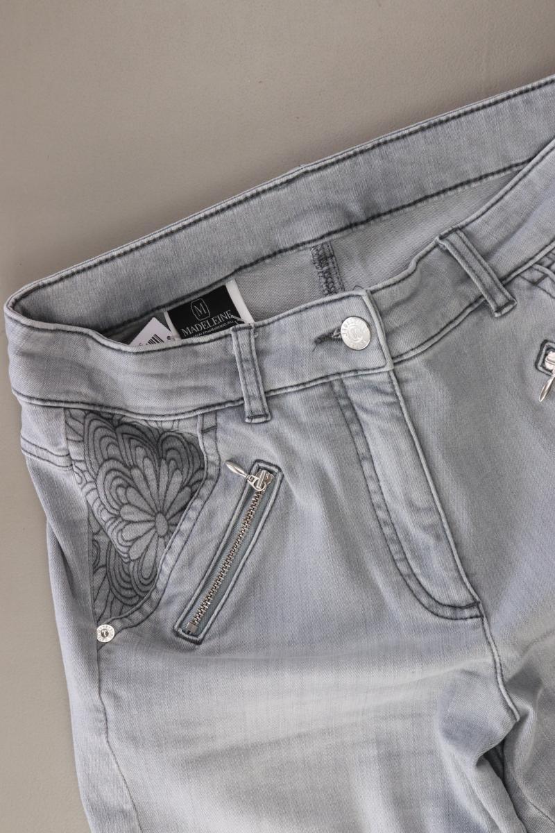 Madeleine Straight Jeans Gr. 36 grau aus Baumwolle - Image 3