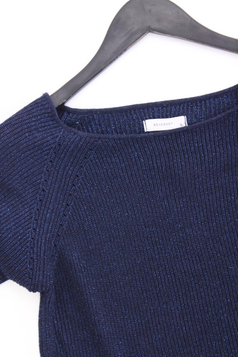 Reserved Grobstrickpullover Gr. S blau aus Viskose - Image 3