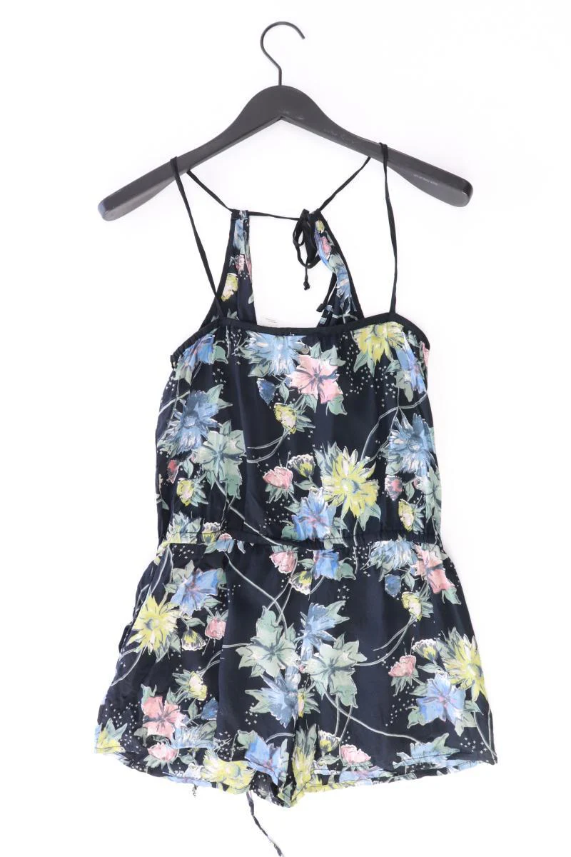 O´Neill Kurzer Jumpsuit Gr. S mit Blumenmuster schwarz aus Baumwolle - Image 2