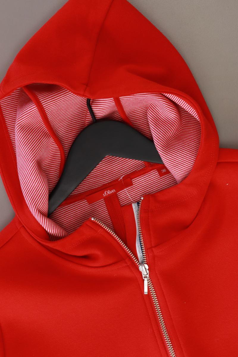 s.Oliver Sweatjacke Gr. 36 neuwertig Langarm rot - Image 3