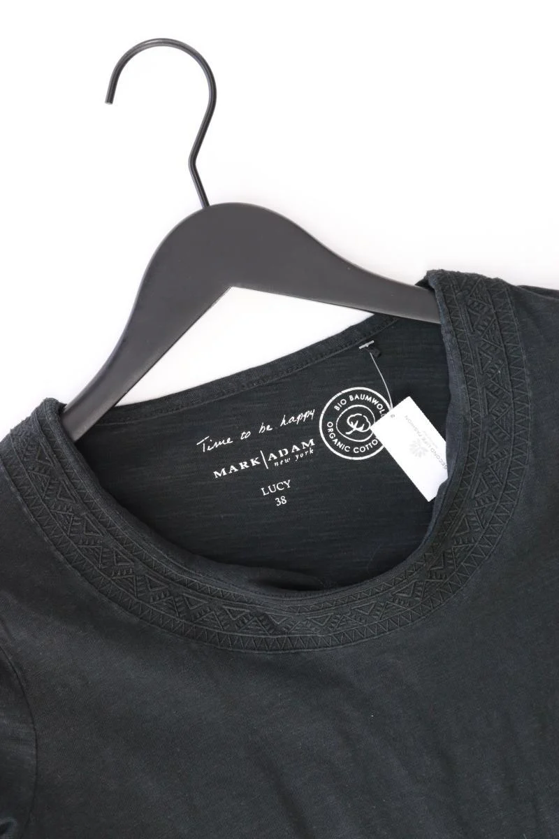 MARK ADAM Longsleeve-Shirt Gr. 38 Langarm schwarz aus Baumwolle - Image 3