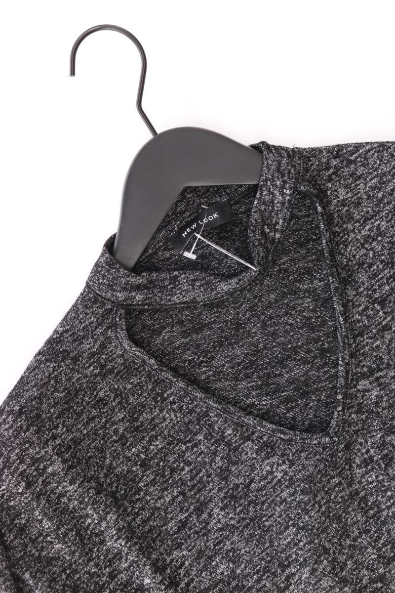 New Look Strickshirt Gr. L Kurzarm grau - Image 3