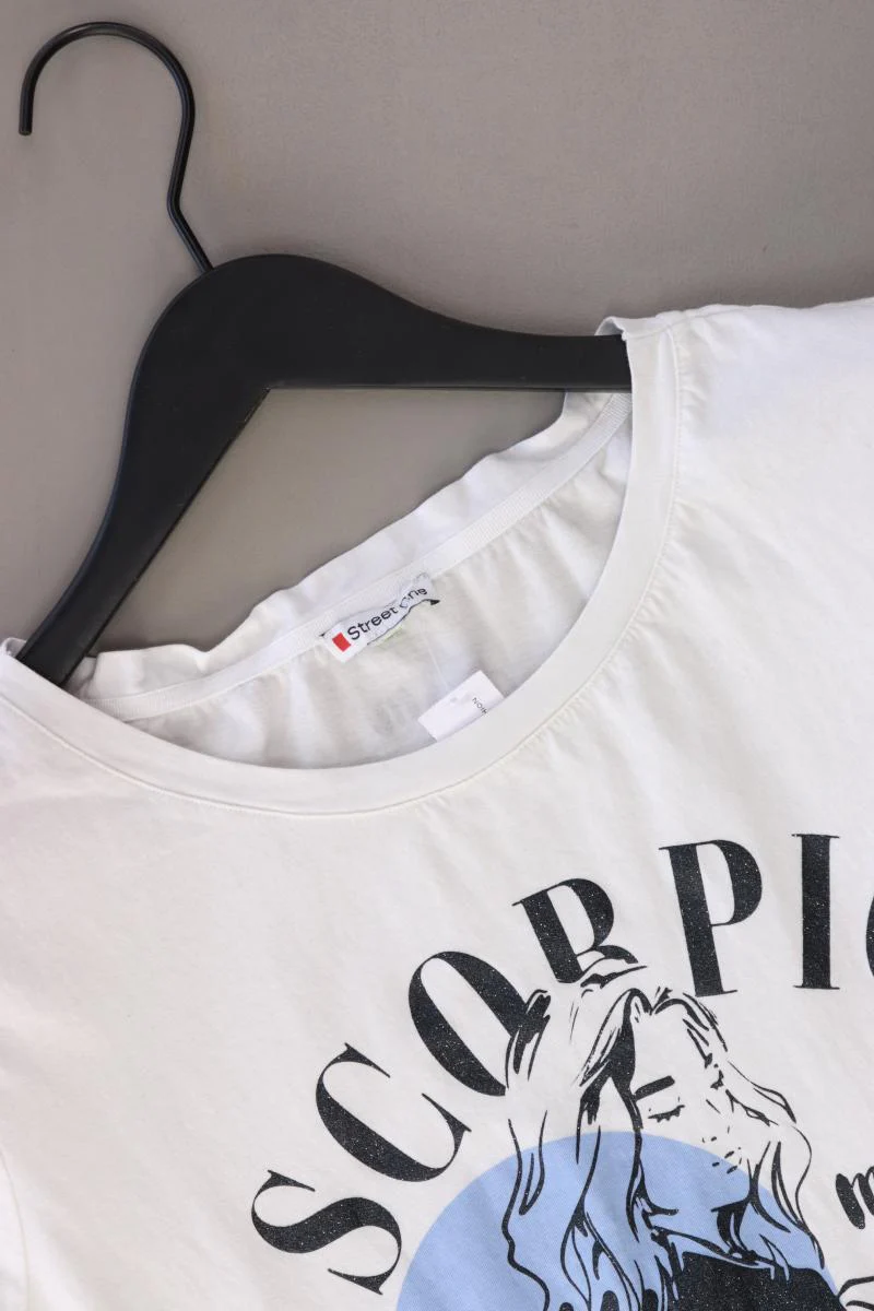 Street One Printshirt Gr. 46 Kurzarm creme aus Baumwolle - Image 3