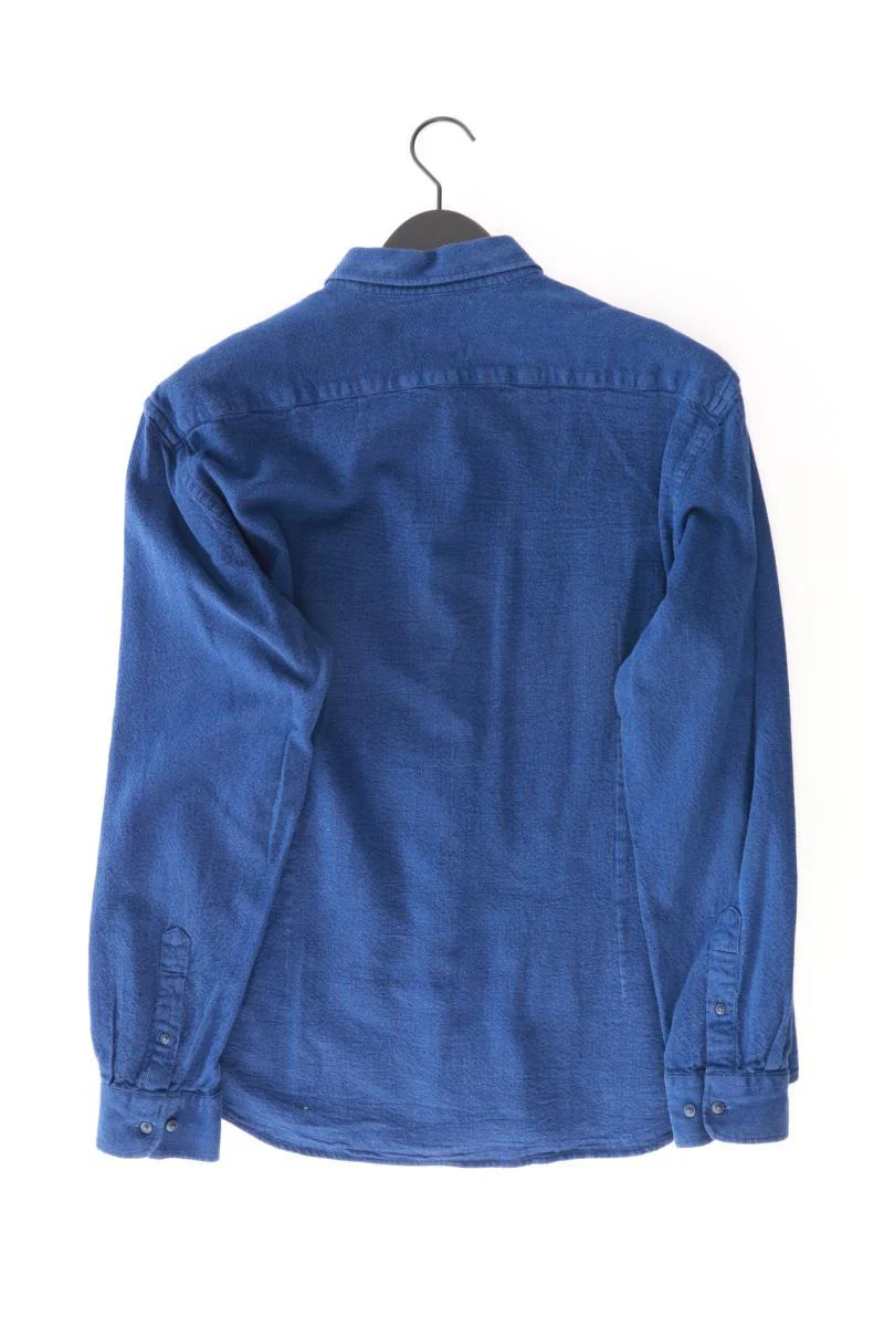 PECKOTT Langarmhemd für Herren Gr. XL blau aus Baumwolle - Image 2