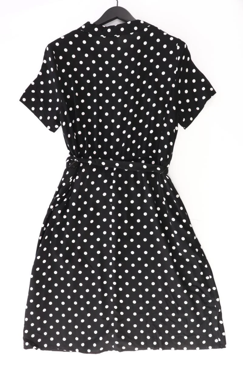 Mona Kurzarmkleid Gr. Kurzgröße 21 gepunktet neu mit Etikett schwarz aus Viskose - Image 2