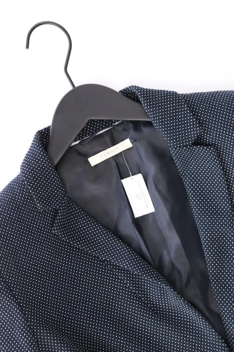 Esprit Regular Blazer Gr. 36 gepunktet blau aus Polyester - Image 3
