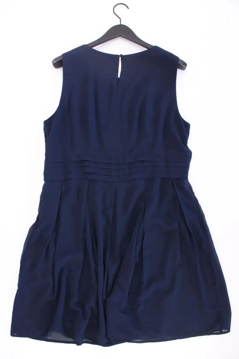 Street One Chiffonkleid Gr. 44 Ärmellos blau aus Viskose - Image 3