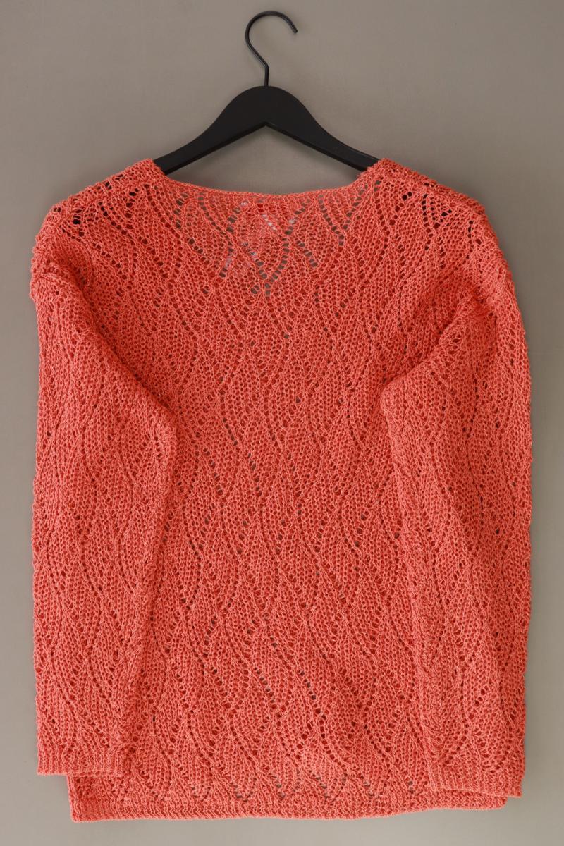 Tesini Langarmpullover Gr. 40 orange aus Baumwolle - Image 2