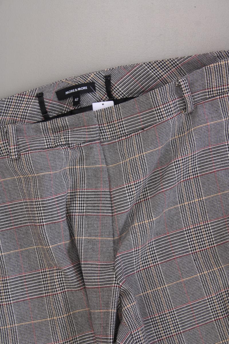 More&More Stoffhose Gr. 42 kariert grau - Image 2