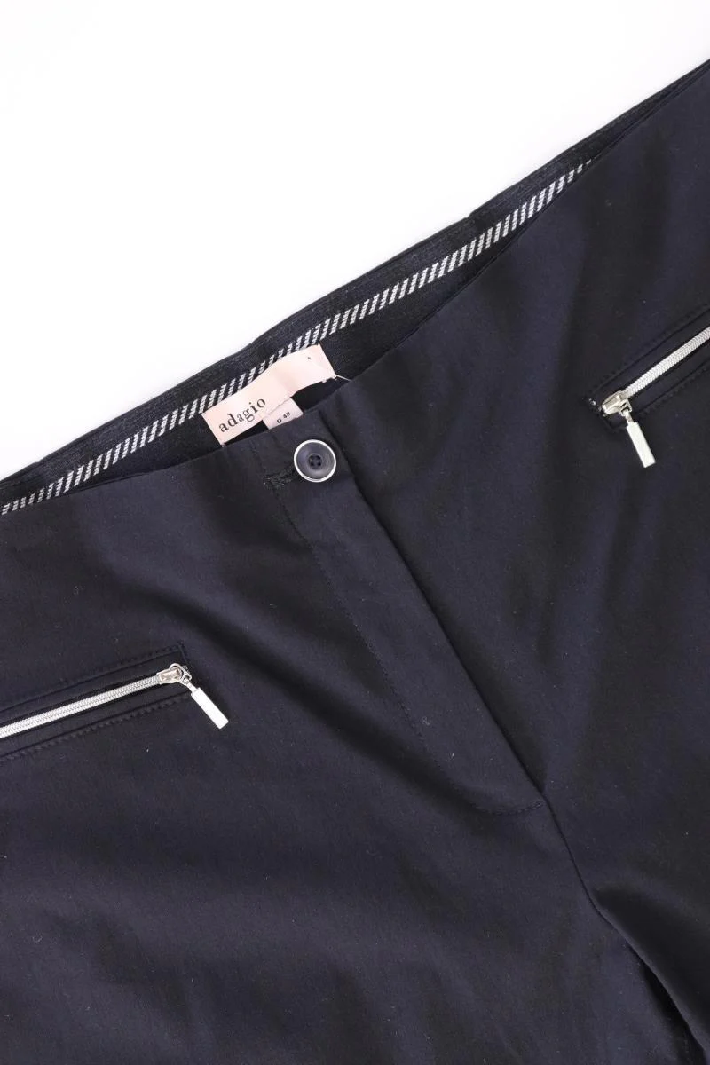 Adagio Stoffhose Gr. 48 schwarz aus Baumwolle - Image 3