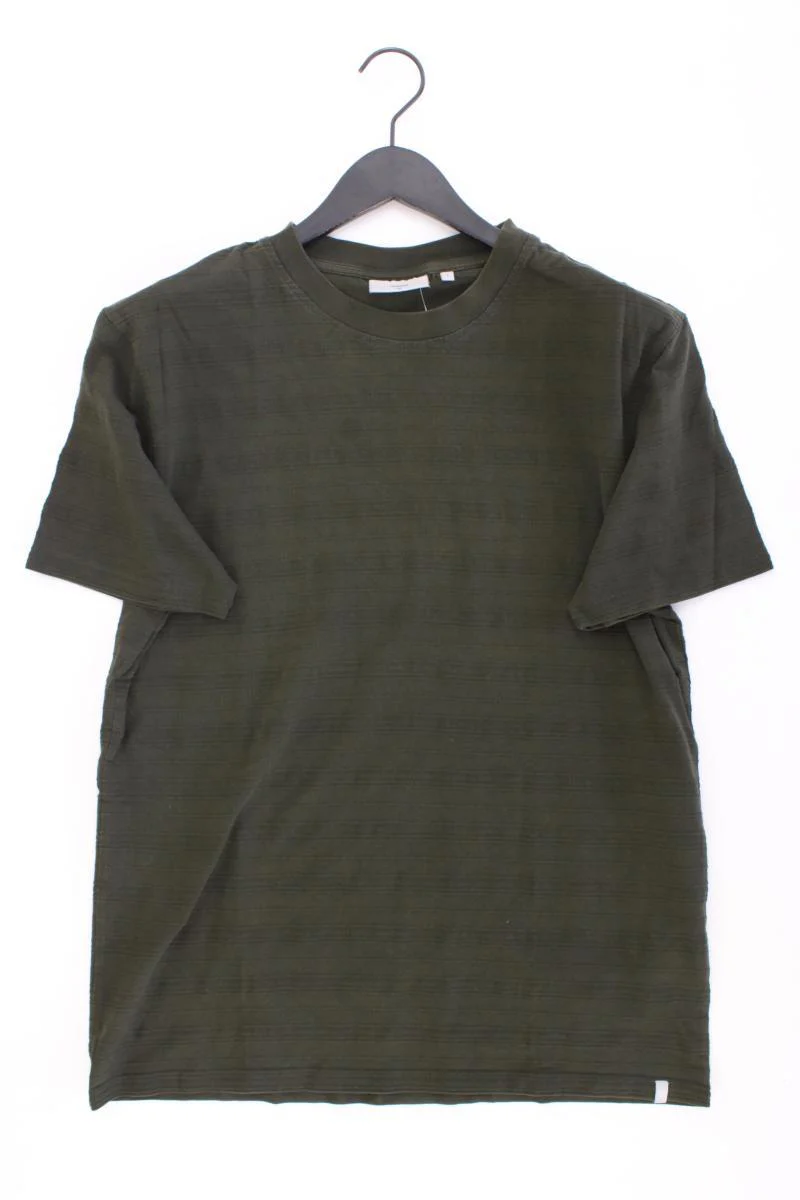 Minimum T-Shirt Gr. L Kurzarm olivgrün aus Baumwolle