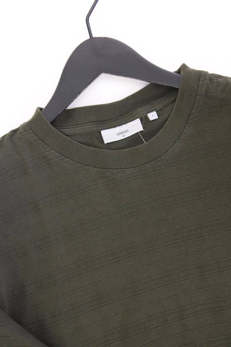 Minimum T-Shirt Gr. L Kurzarm olivgrün aus Baumwolle - Image 2