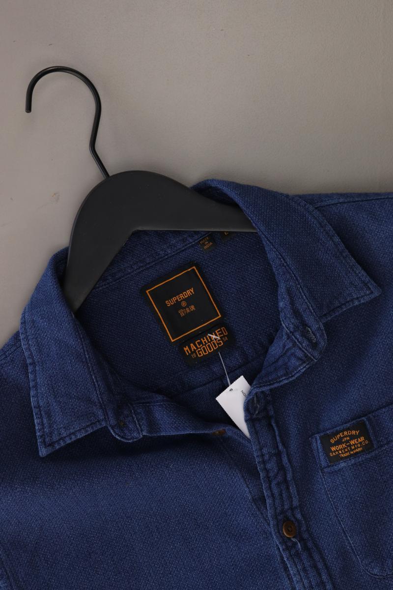 Superdry Kurzarmhemd für Herren Gr. L blau aus Baumwolle - Image 3