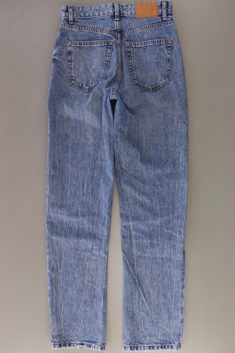 Bershka Straight Jeans Gr. 34 blau aus Baumwolle - Image 2