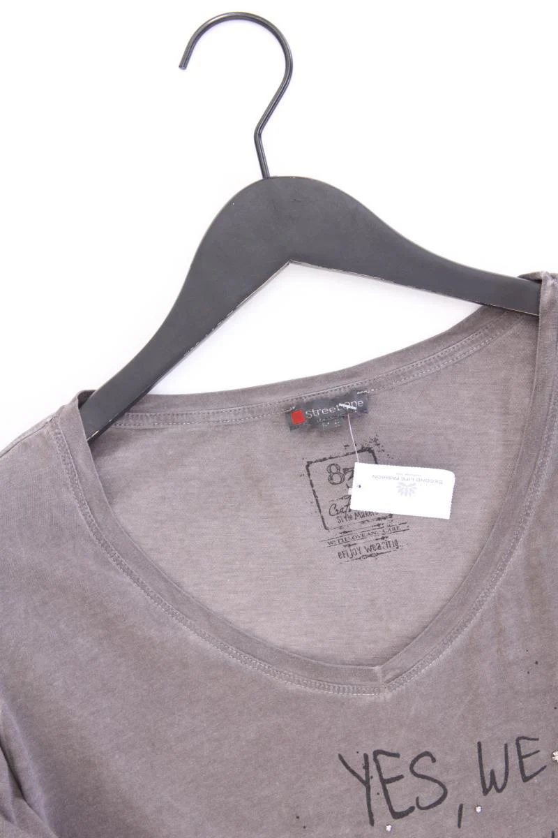 Street One Classic Shirt Gr. 44 3/4 Ärmel braun aus Baumwolle - Image 2