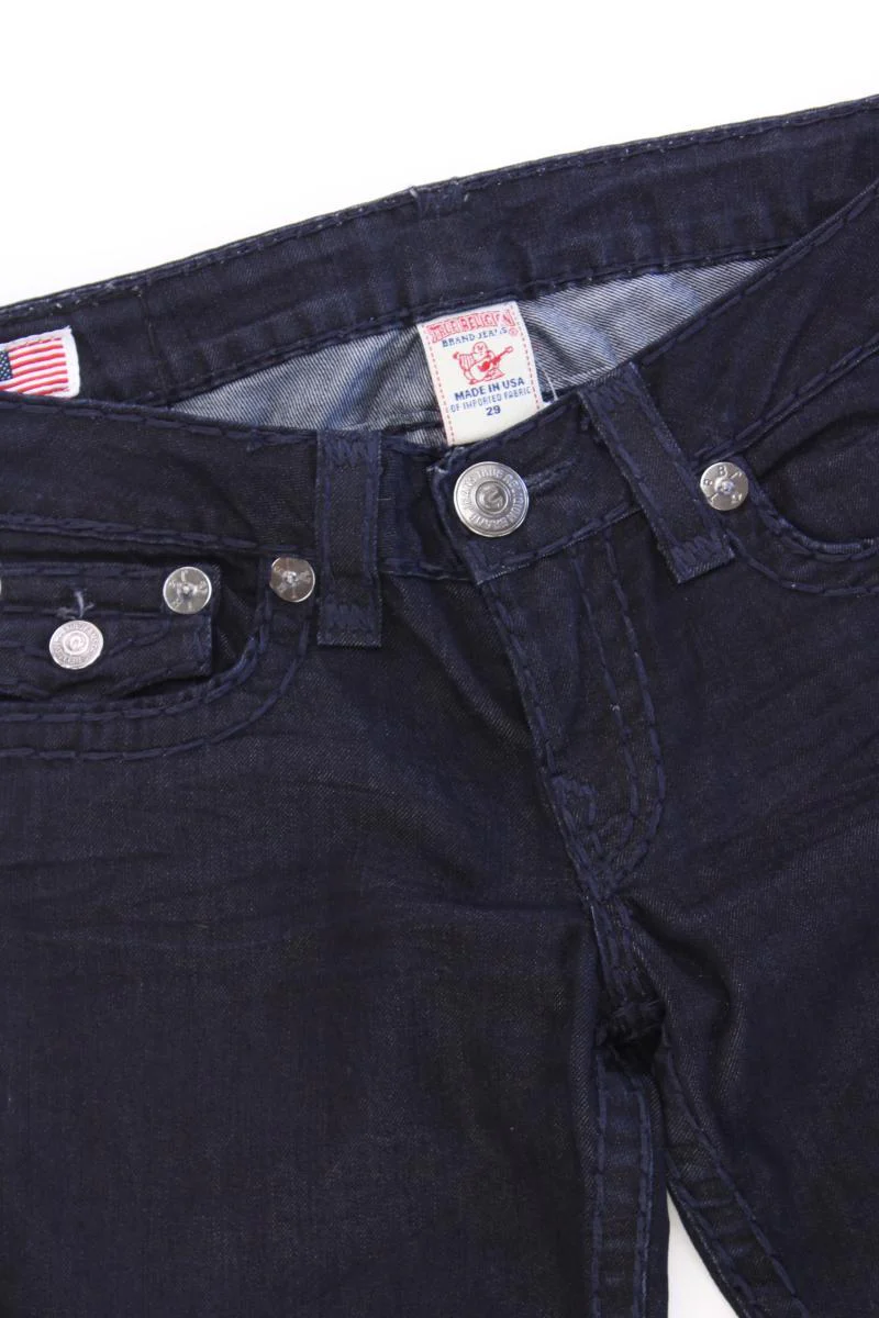 True Religion Skinny Jeans Gr. W29 blau aus Baumwolle - Image 2