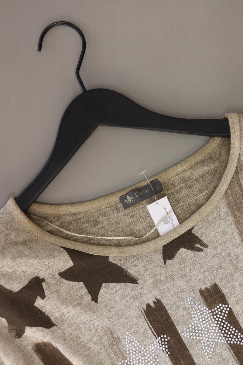 Decay Longsleeve-Shirt Gr. S Langarm braun aus Viskose - Image 3