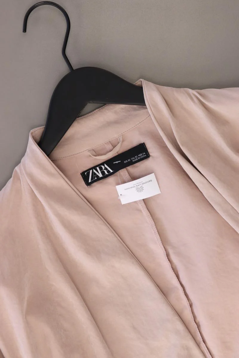Zara Übergangsmantel Gr. XS rosa aus Polyester - Image 3