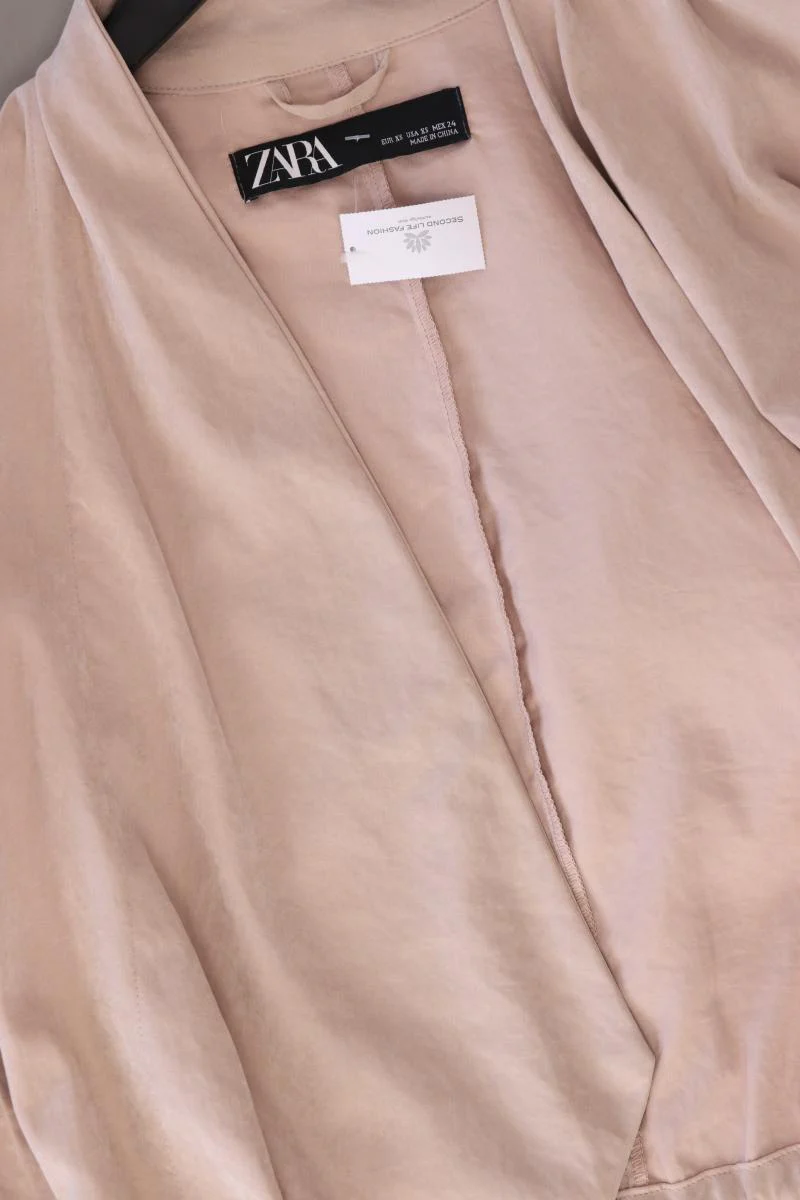 Zara Übergangsmantel Gr. XS rosa aus Polyester - Image 4