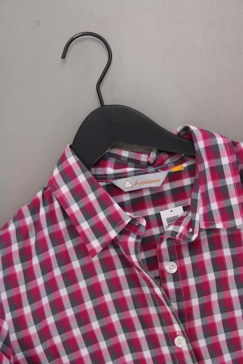Hickory Karobluse Gr. 40 kariert Kurzarm pink aus Polyester - Image 2