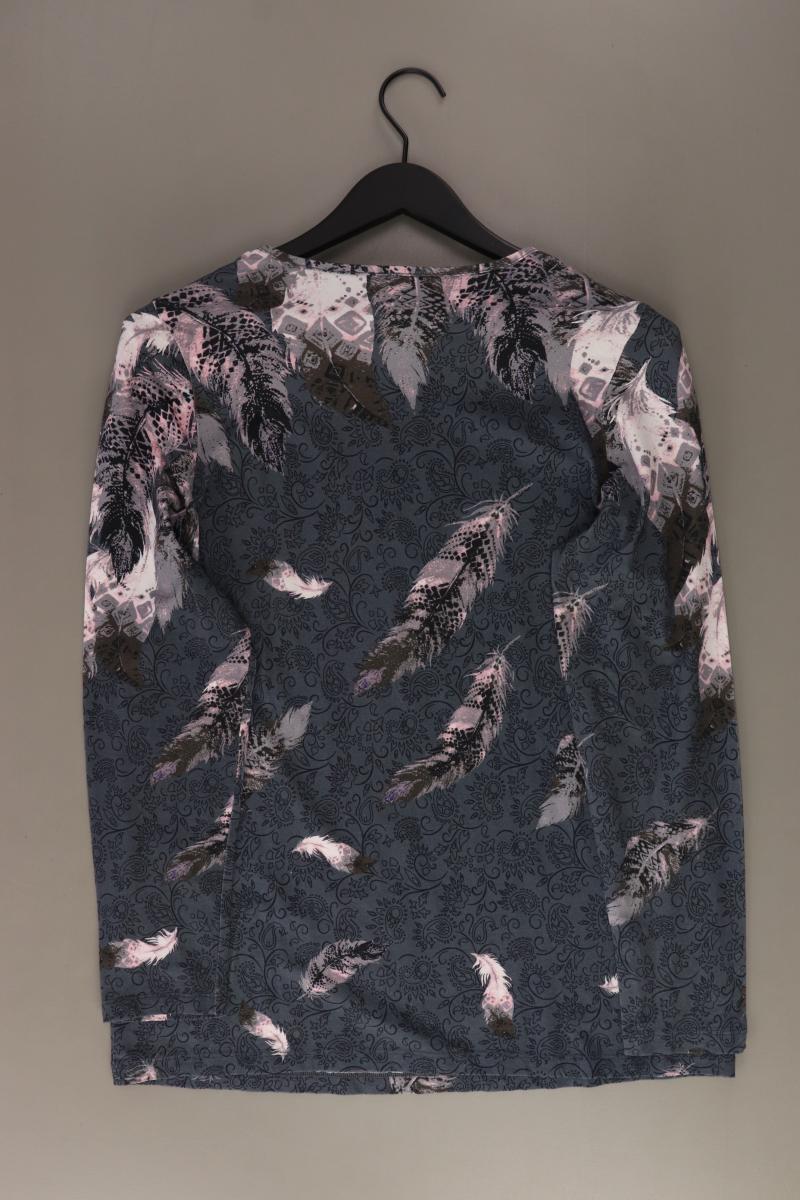 Mona Longsleeve-Shirt Gr. 44 Langarm blau aus Baumwolle - Image 2