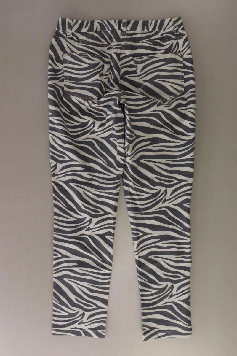 Aniston Hose Gr. 36 mit Tierdruck grau aus Baumwolle - Image 2