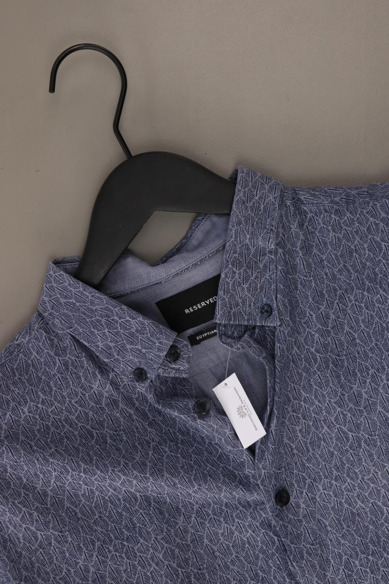 Reserved Langarmhemd für Herren Gr. XL blau aus Baumwolle - Image 3