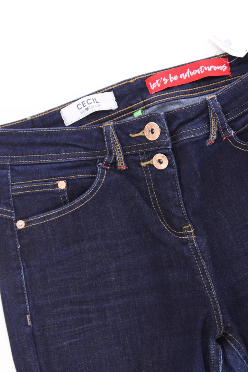 Cecil Skinny Jeans Gr. W28 blau aus Baumwolle - Image 2