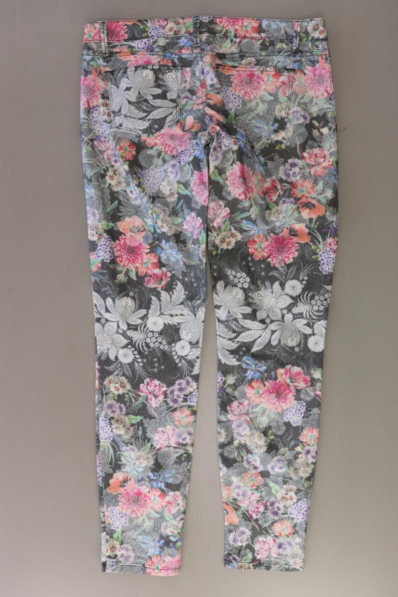 Met Jeans Straight Jeans Gr. W31 mit Blumenmuster mehrfarbig aus Baumwolle - Image 2