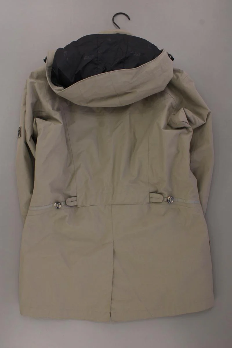 Jack Wolfskin Kapuzenmantel schlammfarben Gr. L grau aus Polyester - Image 3