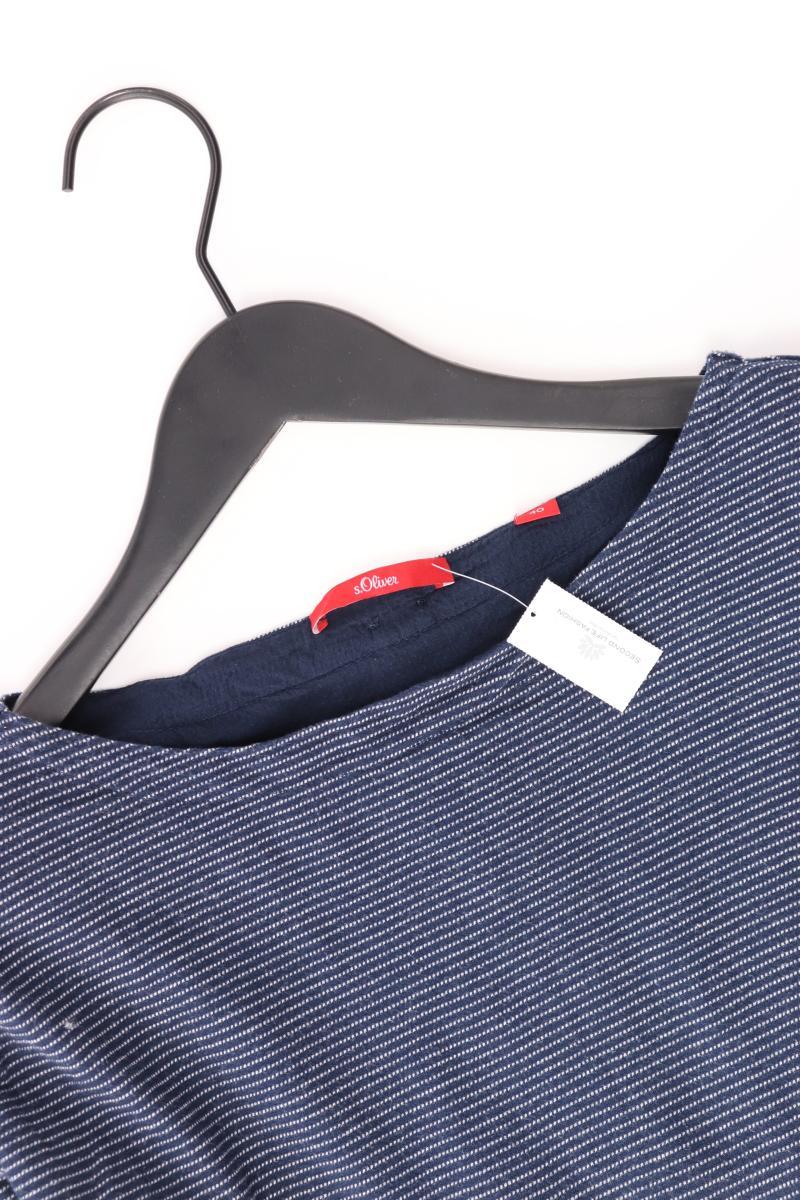 s.Oliver Regular Shirt Gr. 40 3/4 Ärmel blau aus Baumwolle - Image 3