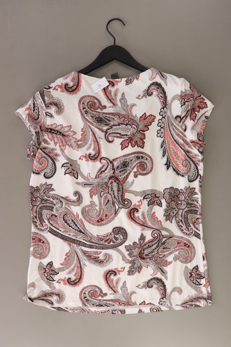 s.Oliver Premium Kurzarmbluse Gr. 44 mit Paisleymuster creme - Image 2