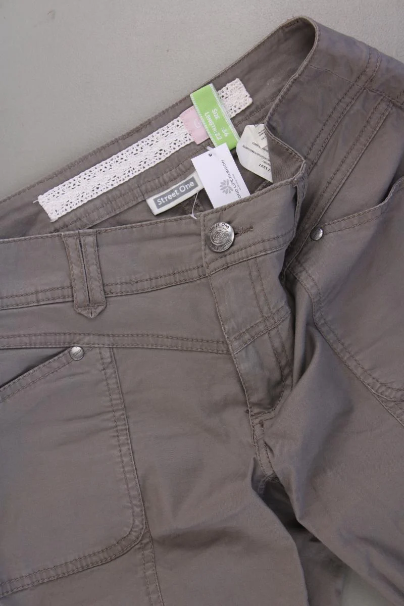 Street One 7/8 Hose Gr. 36/L22 grau aus Baumwolle - Image 2