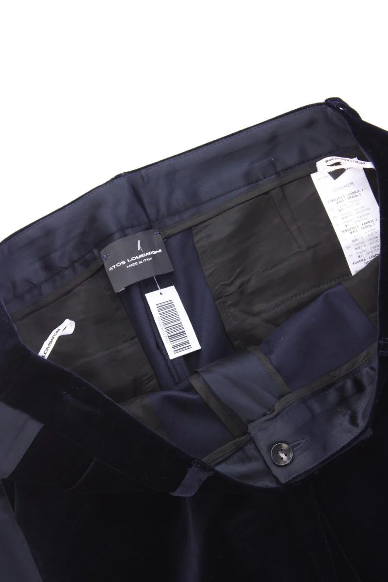 ATOS LOMBARDINI Hose Gr. IT 44 (M) blau aus Baumwolle - Image 2