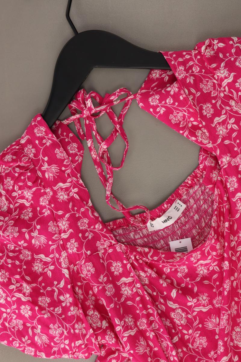 Mango Kurzarmkleid Gr. M pink aus Viskose - Image 3