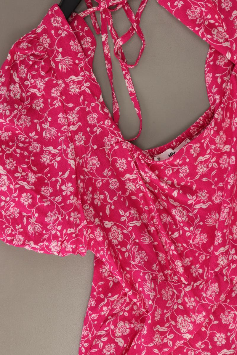 Mango Kurzarmkleid Gr. M pink aus Viskose - Image 4